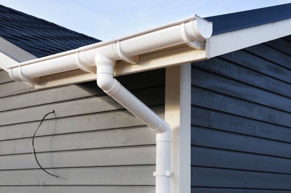 PVC Rain Gutter Installation in Morrisville
