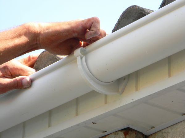Plastic Gutter Repair in Morrisville