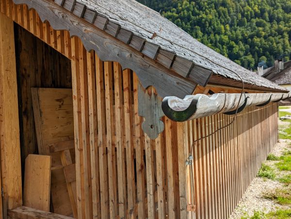 Wood Gutter Installation in Morrisville
