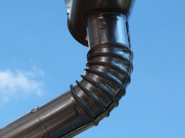 Metal Downspout Installation in Morrisville