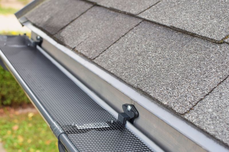 Gutter System with Leaf Guards